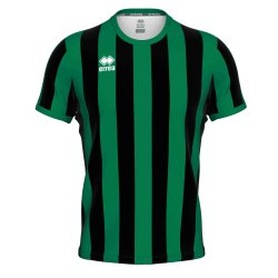 Errea Stribet Spillertrje | Sort/Grn