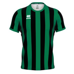 Errea Stribet Spillertrje | Sort/Grn