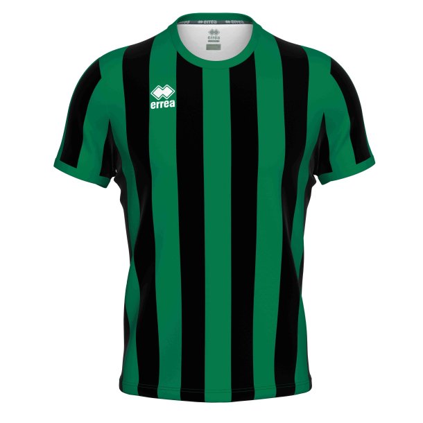 Errea Stribet Spillertrje | Sort/Grn