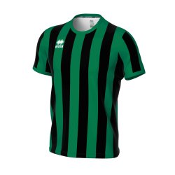 Errea Stribet Spillertrje | Sort/Grn