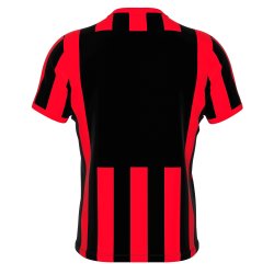 Errea Stribet Spillertrje | Sort/Rd