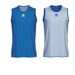 Errea Wing Double basketballtop | Bl/Hvid